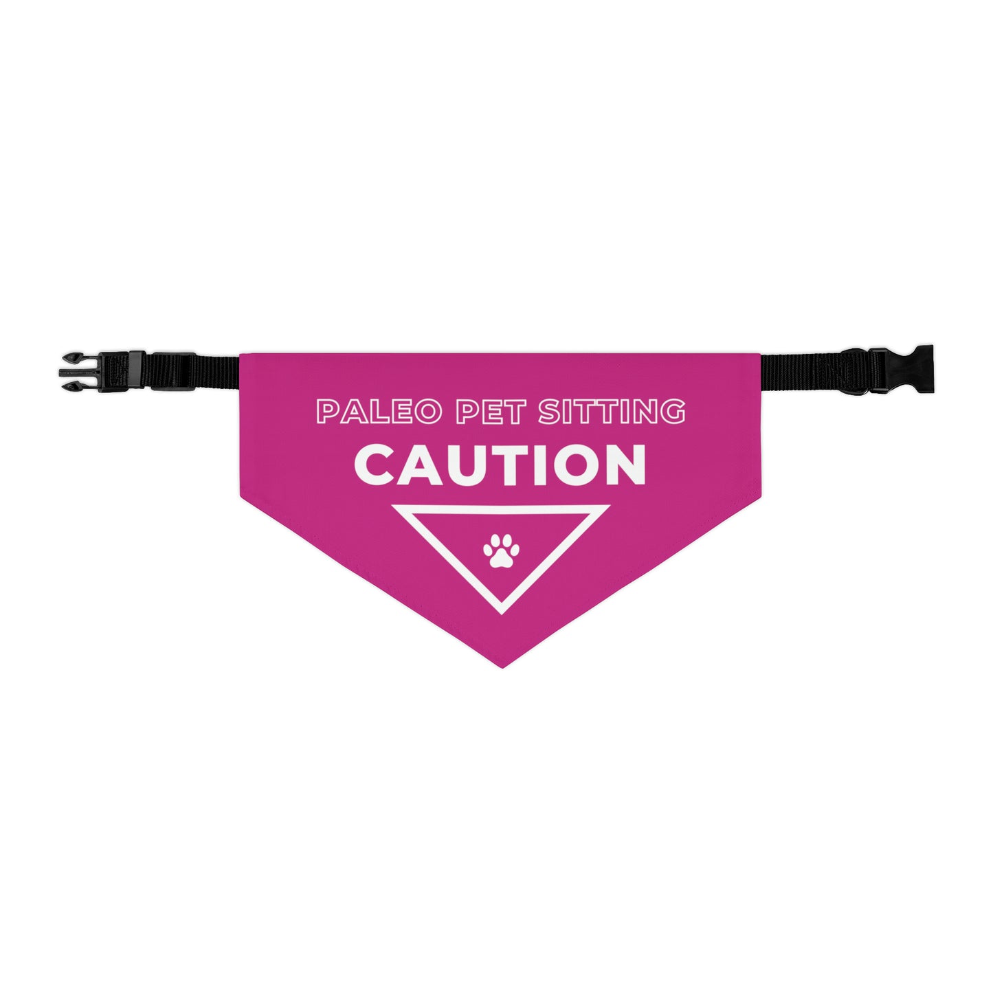 Paleo Pet Goods- CAUTION! Pet Bandana Collar