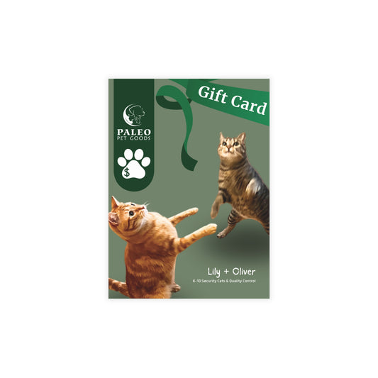 Paleo Pet Goods- Blank Gift Cards